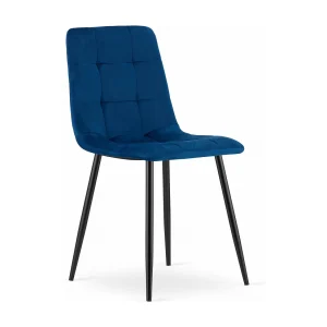 KARA stoel – marineblauw fluweel x 1 KARA stoel – marineblauw fluweel x 1