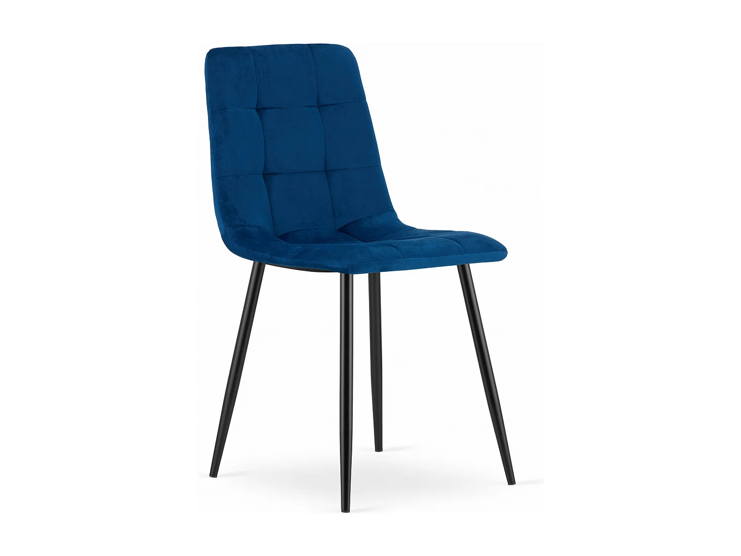 KARA stoel - marineblauw fluweel x 1