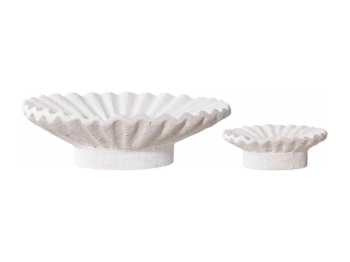 Ílhavo Kandelaren set van 2 wit.