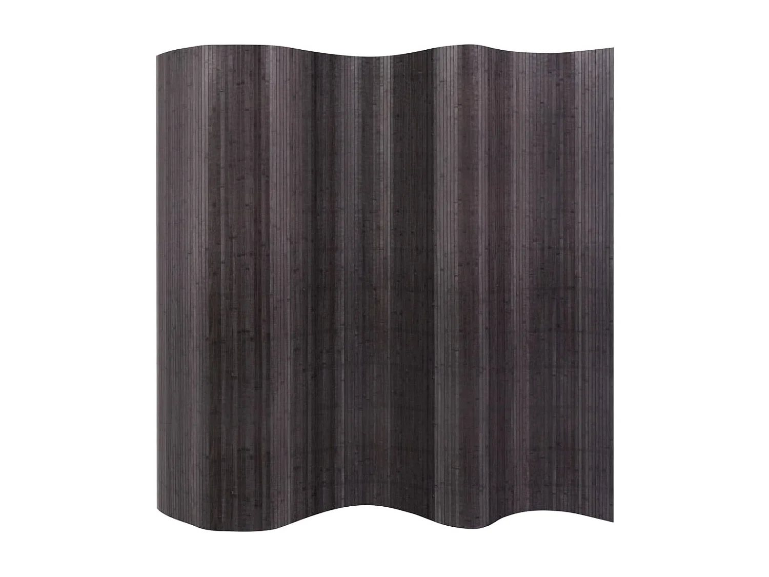 Kamerscherm 250x165 cm bamboe grijs