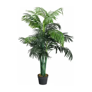 Kamerpalm, palm, kunstplant, kunstboom, kamerplant, decoratieve plant, kunstplant, 110 cm hoog Kamerpalm, palm, kunstplant, kunstboom, kamerplant, decoratieve plant, kunstplant, 110 cm hoog