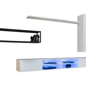 Industriële stijl woonkamermeubelset SWITCH M4. Kleur wit. Industriële stijl woonkamermeubelset SWITCH M4. Kleur wit.