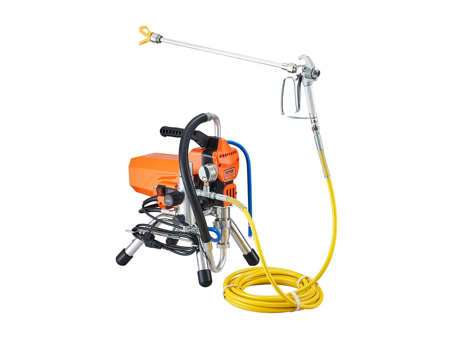 Luchtloze Sprayer SucceBuy 2000 W, 3000 PSI, voor Water- en Oliebasisverf, Binnen- en Buitenruimte