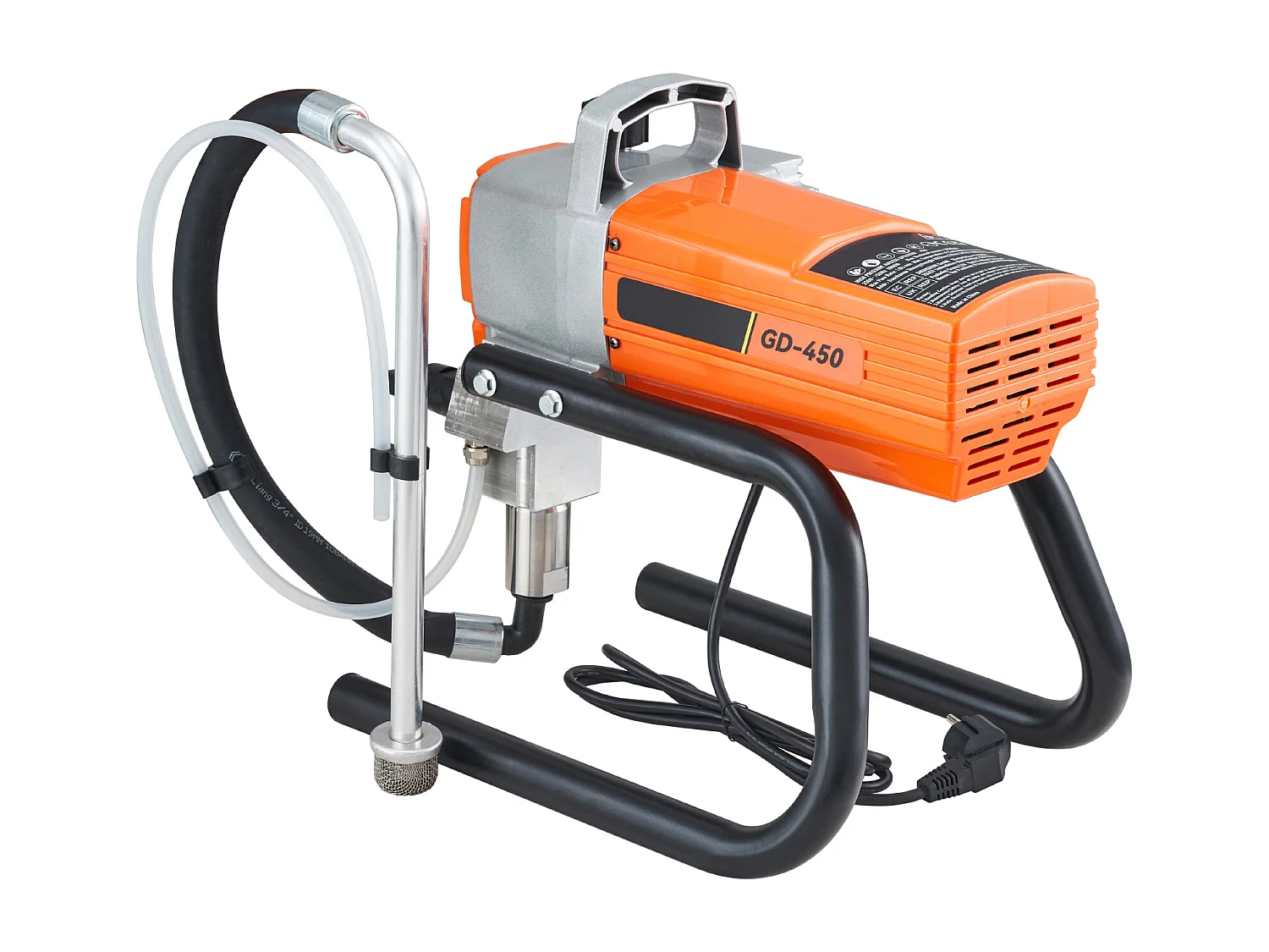 Luchtloze Sprayer SucceBuy 1500 W, 3000 PSI, 1,8 L/min, voor Binnen- en Buitenverf, Materialen, Hekken, Bouw