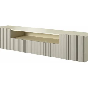 Kasjmier tv-meubel met 2 deuren en 2 lades 200×45 cm Kasjmier tv-meubel met 2 deuren en 2 lades 200×45 cm