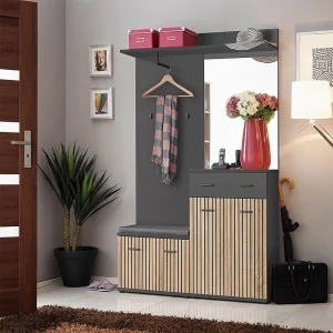 Meubel voor de inkomhal POLO – Schoenenkast, dressoir, spiegel en garderobe Meubel voor de inkomhal POLO – Schoenenkast, dressoir, spiegel en garderobe