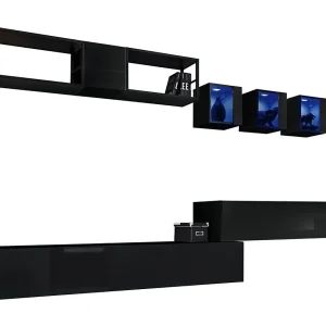 Industriële stijl woonkamerset SWITCH M3. Kleur zwart. Industriële stijl woonkamerset SWITCH M3. Kleur zwart.