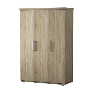 Kast, garderobe, collectie TOM, 3 deuren 120 cm, geïntegreerde kledingkast sonoma eiken Kast, garderobe, collectie TOM, 3 deuren 120 cm, geïntegreerde kledingkast sonoma eiken