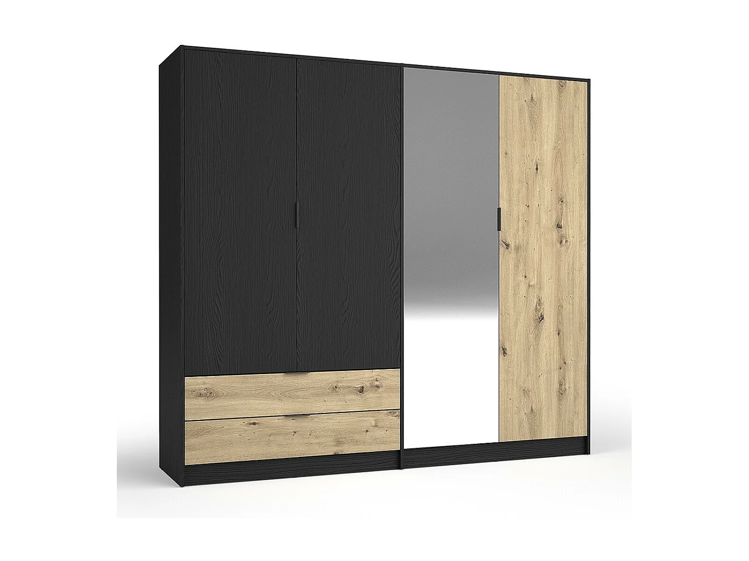 Kast MELODY - modern ontwerp met spiegel en veel opbergruimtes