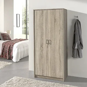 Kast 2 deuren REY kleur sonoma eik – 80 x 180 x 50 cm