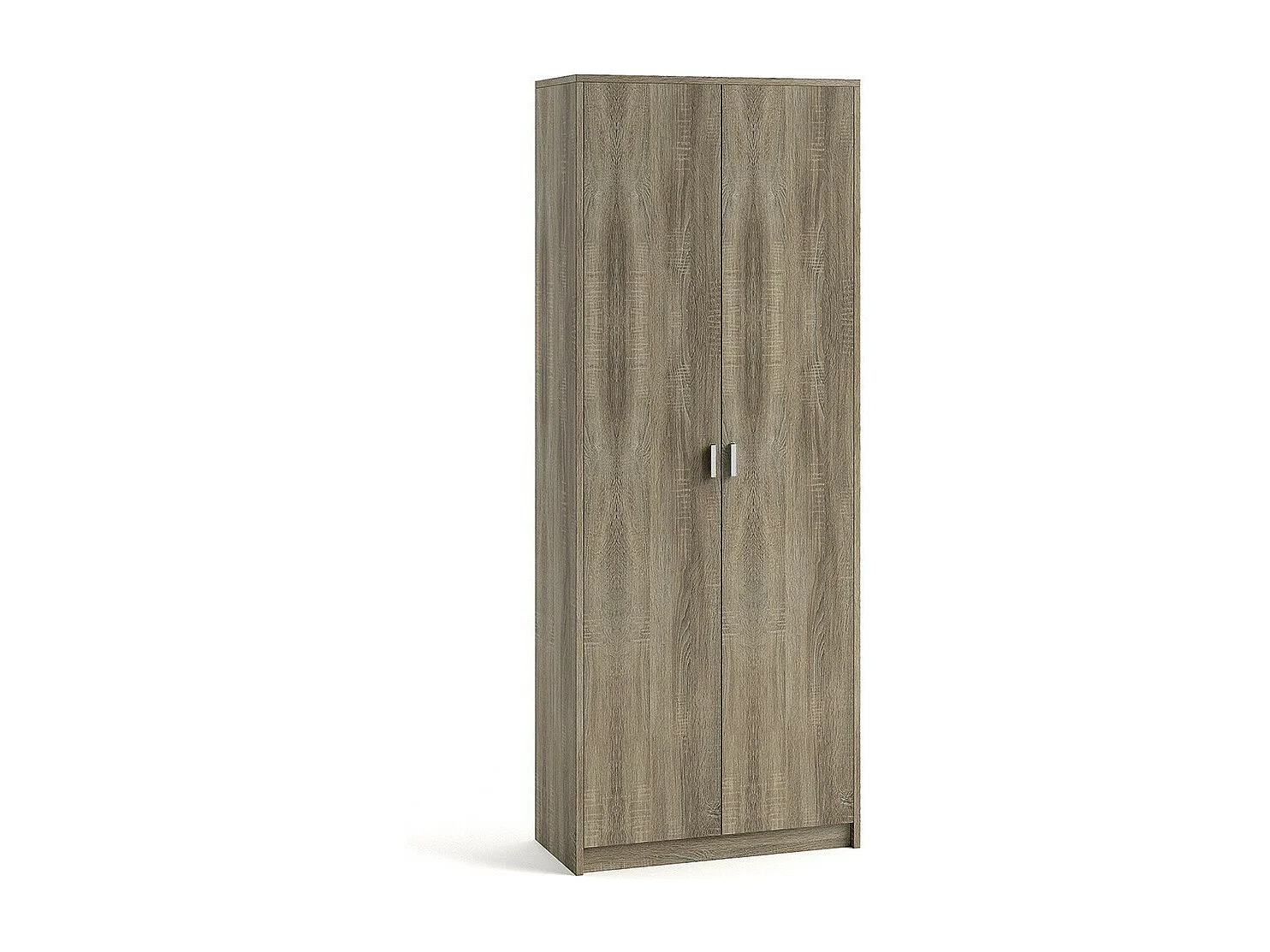 Kast met 2 deuren TOLLY - Sonoma eiken - H195 cm