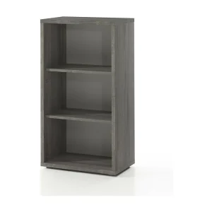Bureaubibliotheek met 2 planken in grijze houtlook | Collectie SOON | Meublorama