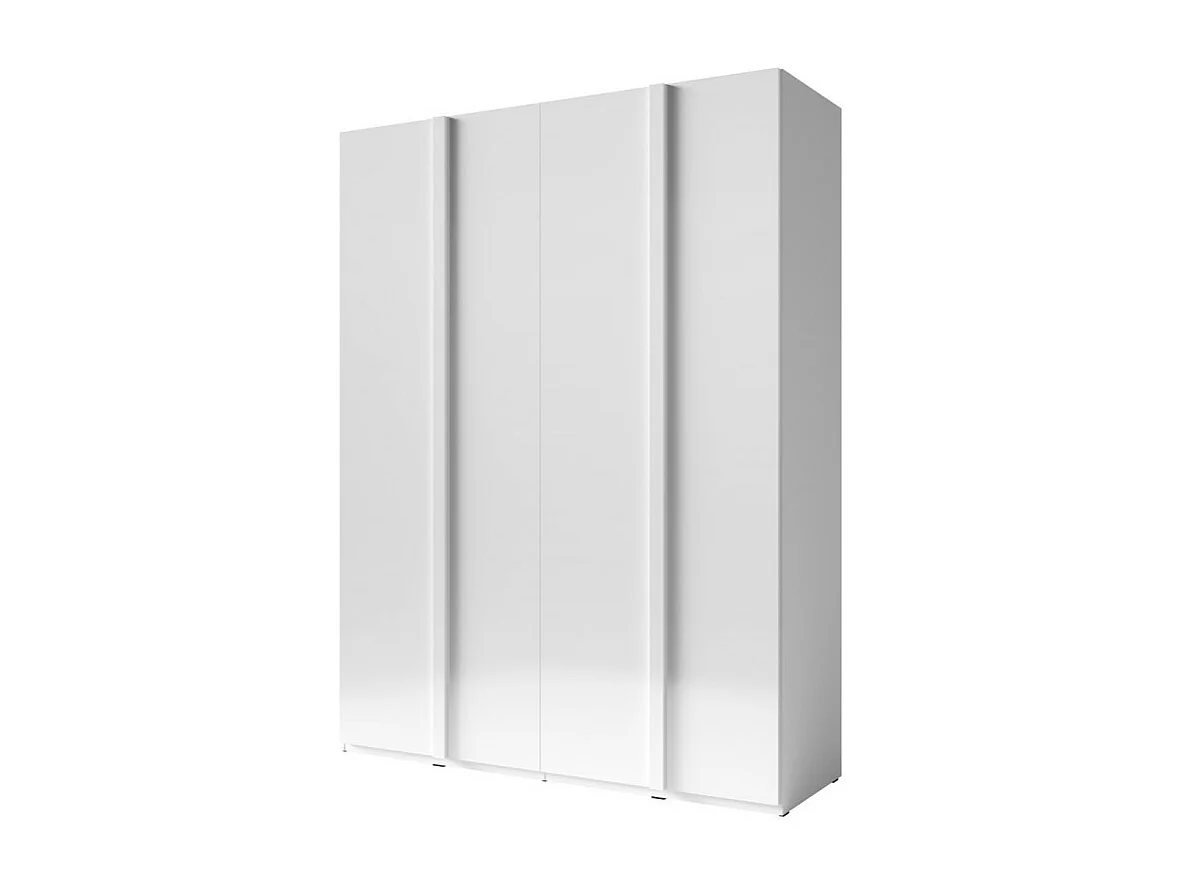 Kledingkast 4 Deuren 180cm collectie VERONA. Kleur glanzend wit