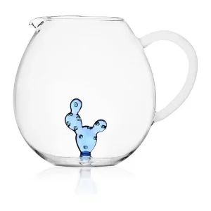 Kan van borosilicaatglas, Cactus, blauw 1000 ml, Desert Plants Kan van borosilicaatglas, Cactus, blauw 1000 ml, Desert Plants