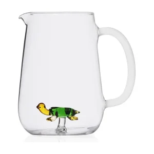 Kan van borosilicaatglas, Schildpad, groen 1500 ml, Animal Farm Kan van borosilicaatglas, Schildpad, groen 1500 ml, Animal Farm