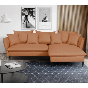 Hoekslaapbank LAZARE van PASCAL MORABITO – Stof – Oranje – Hoek rechts – Koop nu online Hoekslaapbank LAZARE van PASCAL MORABITO – Stof – Oranje – Hoek rechts – Koop nu online