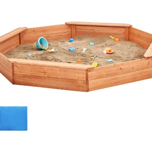 Houten Zandbak, SucceBuy Houten Zandbak met Deksel Achthoekige Zandbak Buitenzandbak 3-12 Jaar Houten Zandbak, SucceBuy Houten Zandbak met Deksel Achthoekige Zandbak Buitenzandbak 3-12 Jaar