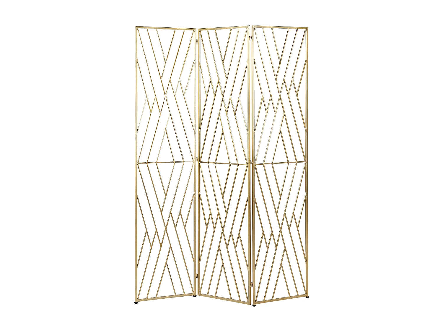 Kamerscherm driedelig goud 117 x 170 cm ASOLO