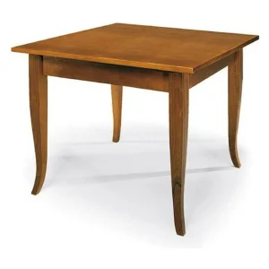 Houten uittrekbare tafel in walnoot, inklapbaar 100×100 – 200×100 cm – SANTO SPIRITO Houten uittrekbare tafel in walnoot, inklapbaar 100×100 – 200×100 cm – SANTO SPIRITO