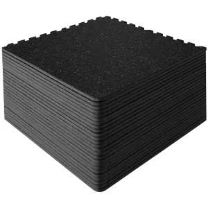 In Elkaar Grijpende Vloermatten Fitnessvloertegels SucceBuy 25 Stuks 1/2" Dik 24" x 24"