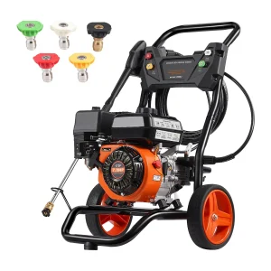Hogedrukreiniger, SucceBuy Gas Hogedrukreiniger 3400 PSI 2,6 GPM 5 Sproeierset Voor Diverse Toepassingen Hogedrukreiniger, SucceBuy Gas Hogedrukreiniger 3400 PSI 2,6 GPM 5 Sproeierset Voor Diverse Toepassingen