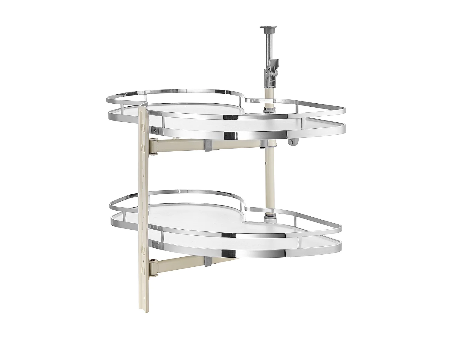 Kastorganizer Blinde Hoekkastorganizer SucceBuy Swing Left Blind Corner Cabinet Organizer
