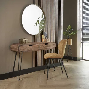 Kaptafel Barrel – 2 Lades – Hout – 120x30x76 Kaptafel Barrel – 2 Lades – Hout – 120x30x76