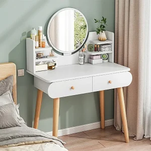 Kaptafel spiegel, wit, Scandinavisch Kaptafel spiegel, wit, Scandinavisch