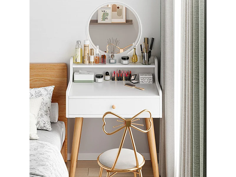 Kaptafel spiegel, wit, Scandinavisch