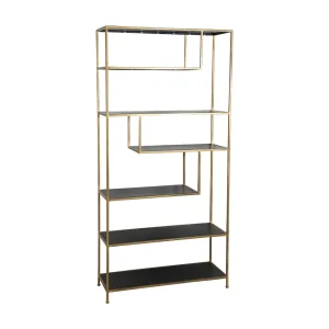 Kast YLAYA – 100x35x203cm – Goud Kast YLAYA – 100x35x203cm – Goud