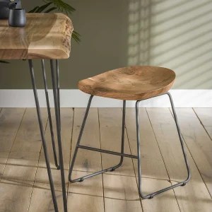 Houten Kruk – Bruin – Acaciahout – 2 Stuks Houten Kruk – Bruin – Acaciahout – 2 Stuks
