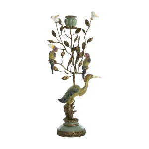 Kandelaar HERON – 22x11x44cm – Geel Kandelaar HERON – 22x11x44cm – Geel
