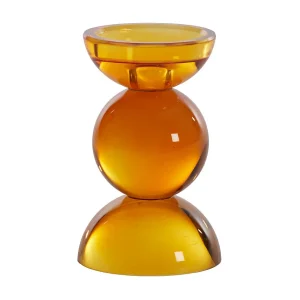 KandelaarI TINGA – Ø9.5×15.5cm – Oranje KandelaarI TINGA – Ø9.5×15.5cm – Oranje