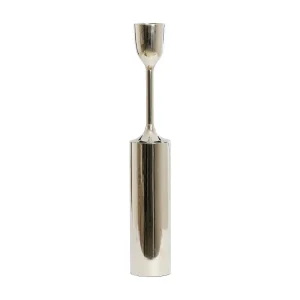 Kandelaar VELEZ – Ø13x77cm – Zilver Kandelaar VELEZ – Ø13x77cm – Zilver
