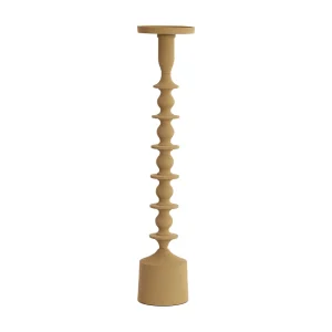 Kandelaar MERAKO – Ø11×54.5cm – Bruin