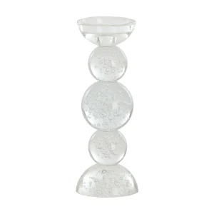 Kandelaar ITINGA – Ø10×26.5cm – Helder Kandelaar ITINGA – Ø10×26.5cm – Helder