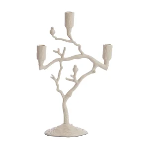 Kandelaar JARDIA – 26x11x42cm – Wit Kandelaar JARDIA – 26x11x42cm – Wit