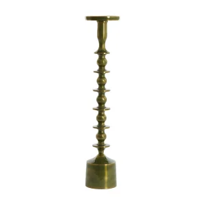 Kandelaar MERAKO – Ø11×54.5cm – Groen
