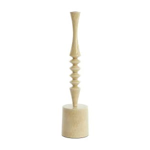 Kandelaar MISTRY – Ø10x45cm – Bruin