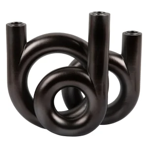 Kandelaar Rings Medium – Metallic dark grey Kandelaar Rings Medium – Metallic dark grey