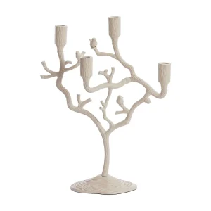 Kandelaar JARDIA – 35x14x47cm – Wit Kandelaar JARDIA – 35x14x47cm – Wit