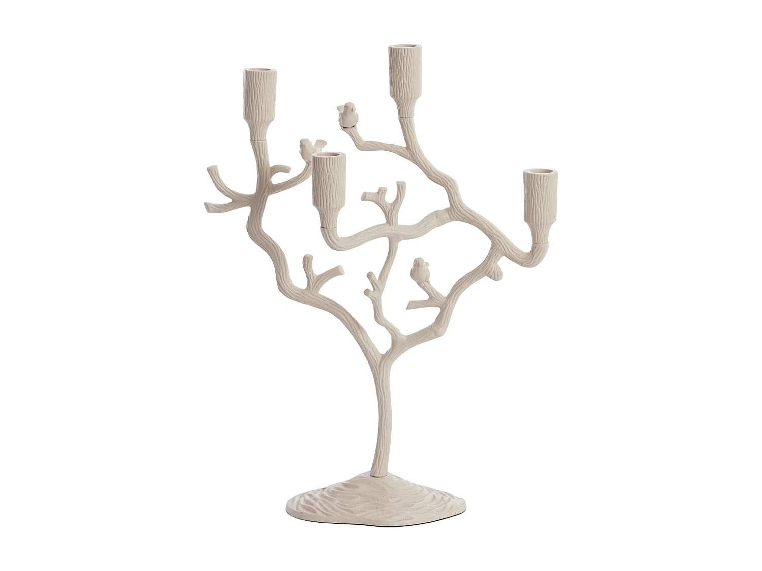 Kandelaar JARDIA - 35x14x47cm - Wit