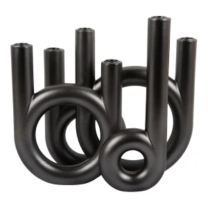Kandelaar Rings Large – Metallic dark grey Kandelaar Rings Large – Metallic dark grey