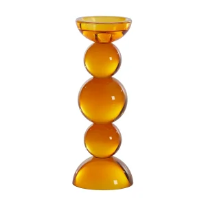 Kandelaar ITINGA – Ø10×26.5cm – Oranje Kandelaar ITINGA – Ø10×26.5cm – Oranje