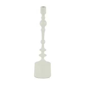 Kandelaar SHEVA – Ø10x42cm – Wit Kandelaar SHEVA – Ø10x42cm – Wit