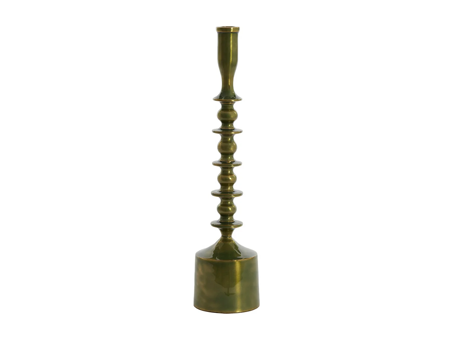 Kandelaar MERAKO - Ø10x42.5cm - Groen