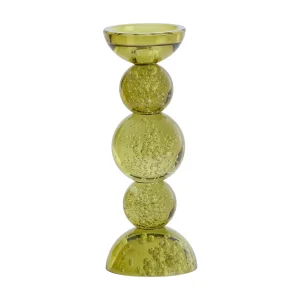 Kandelaar ITINGA – Ø10×26.5cm – Groen Kandelaar ITINGA – Ø10×26.5cm – Groen