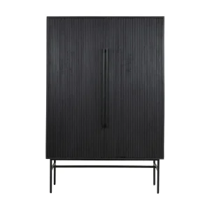 Kast ABAGE – 120x40x180cm – Zwart