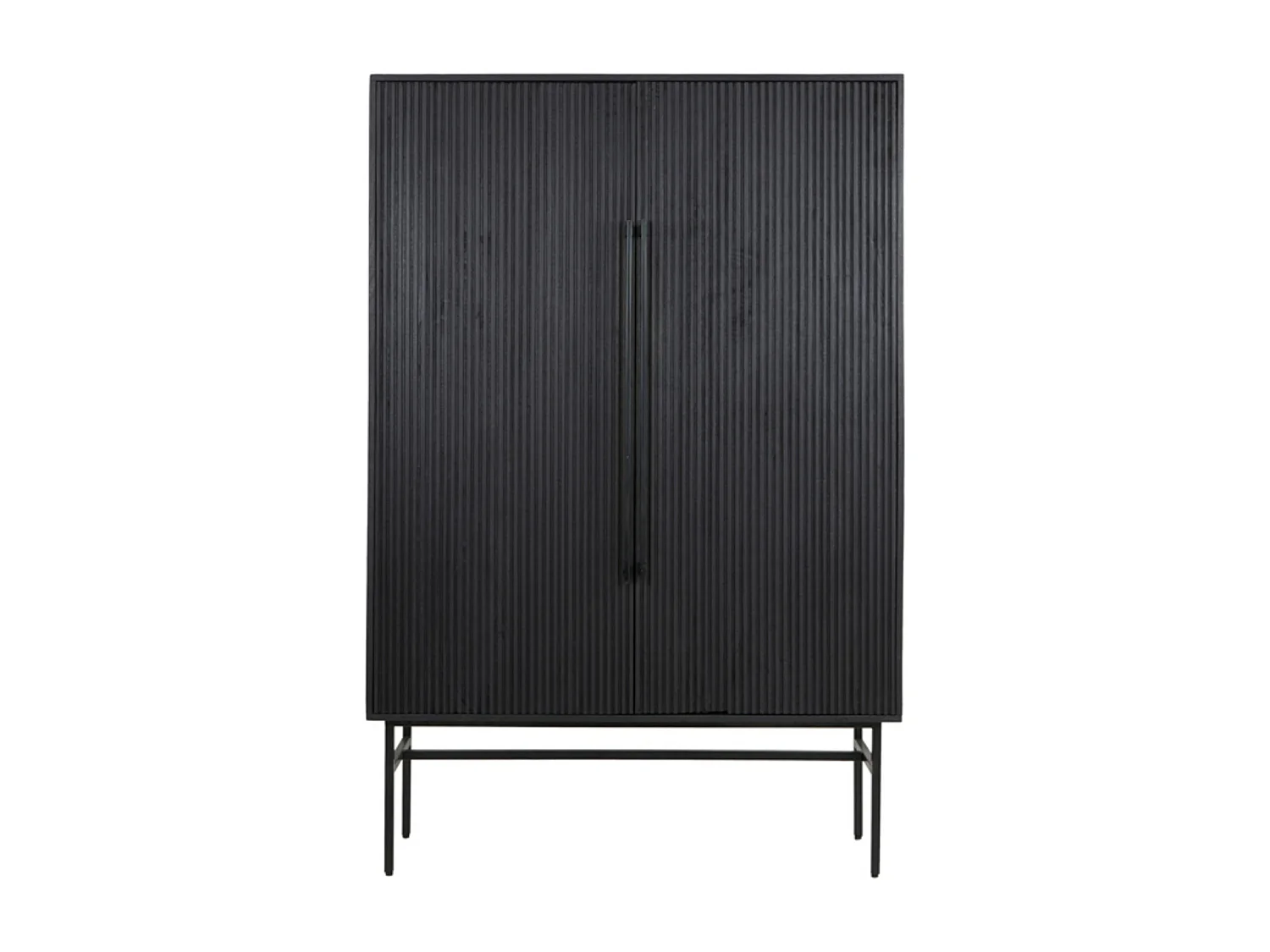 Kast ABAGE - 120x40x180cm - Zwart