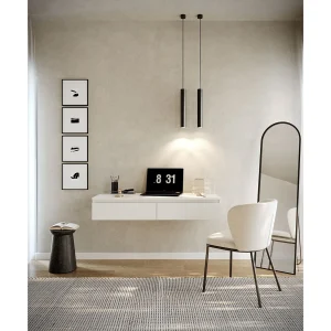 Kaptafel met 2 lades – 120 cm – wit – BEMMI
